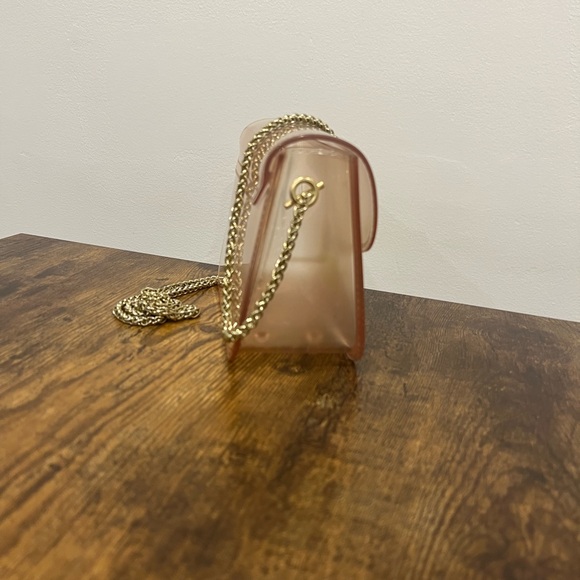 Cute See-Through Mini Bag with Golden Hardware - Picture 5 of 5